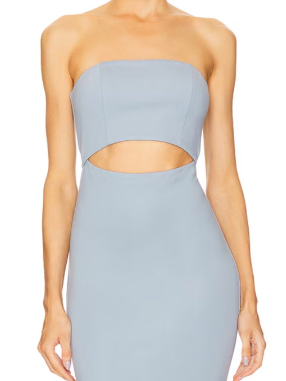 NBD Mermaid Strapless Gown